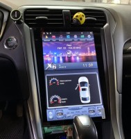 Штатная магнитола Ford Mondeo 5 2015+ без SYNC Carmedia ZF-1809-DSP Тесла-Стиль Android