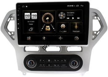 Штатная магнитола Ford Mondeo IV 2007-2015 Canbox M-Line 4543-1016 для авто с Blaupunkt Android 4G-SIM, DSP, IPS серая  Штатная магнитола Ford Mondeo IV 2007-2015 Canbox M-Line 4543-1016 для авто с Blaupunkt Android 4G-SIM, DSP, IPS серая