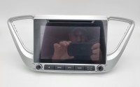 Штатная магнитола Hyundai Solaris 2017+ Carmedia KR-8122-S10 Android, 4G SIM, CarPlay
