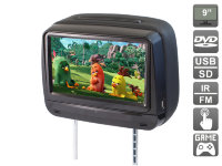 Подголовник с сенсорным монитором 9" и встроенным DVD плеером AVIS Electronics AVS0945T (черный)
