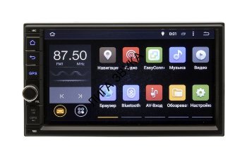 Универсальная магнитола Ksize DVA-ZNUN2HD Android 5.1.1 (1024*600) Универсальная бездисковая станция 2 din Ksize DVA-ZNUN2HD Android (1024*600) с проводкой для Nissan