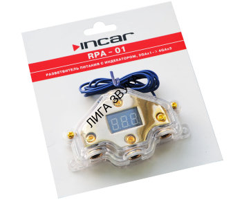 Дистрибьютор питания с индикатором Incar RPA-01 Дистрибьютор питания с индикатором Incar RPA-01