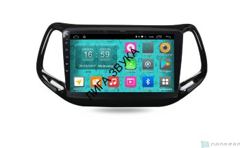 Штатная магнитола Jeep Compass 2017+ Parafar PF997 4G / LTE IPS Parafar PF997 - Штатная магнитола Parafar 4G/LTE Nano с IPS матрицей для Jeep Compass 2017 на Android 7.1 (PF997)
