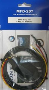 Адаптер рулевого управления Zexma MFD-207 SONY-BMW Zexma MFD-207 SO-BM- Адаптер рулевого управления головных устройств Sony для а/м BMW (E38, E39, E46, X5(E53), Z4 и др.)