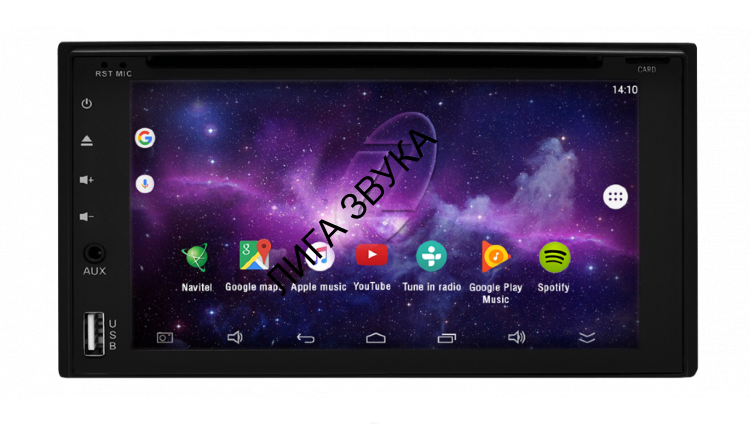 Универсальная штатная магнитола 2DIN Gazer CM6006-100D Android