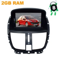 Штатная магнитола Peugeot 207 2006-2011 LeTrun 2611 MT Android 8.x