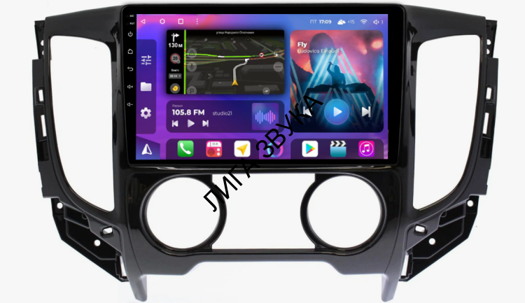 Штатная магнитола FarCar s400 Mitsubishi L200 кондиционер Android (XL3075M)