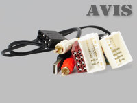 ISO-Переходник для магнитол AVel AVS01ISO (#17) на автомобили Hyundai IX-35 / Solaris / Kia Sportage 2010+ / Rio 2011+ AUX+USB