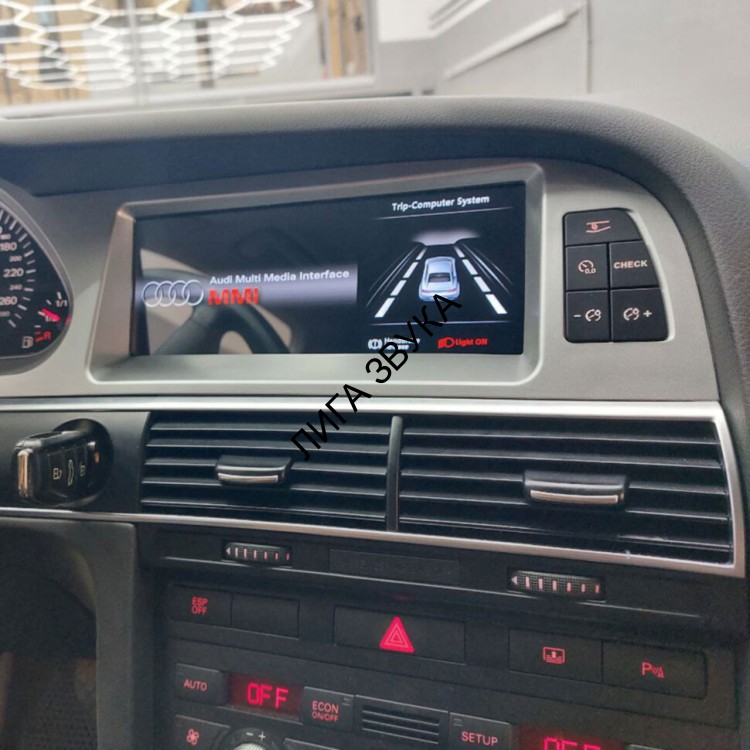 Штатная магнитола Audi A6 2005-2009 C6 Radiola RDL-8803 (TC-8803) Android 4G для авто с монохромным экраном