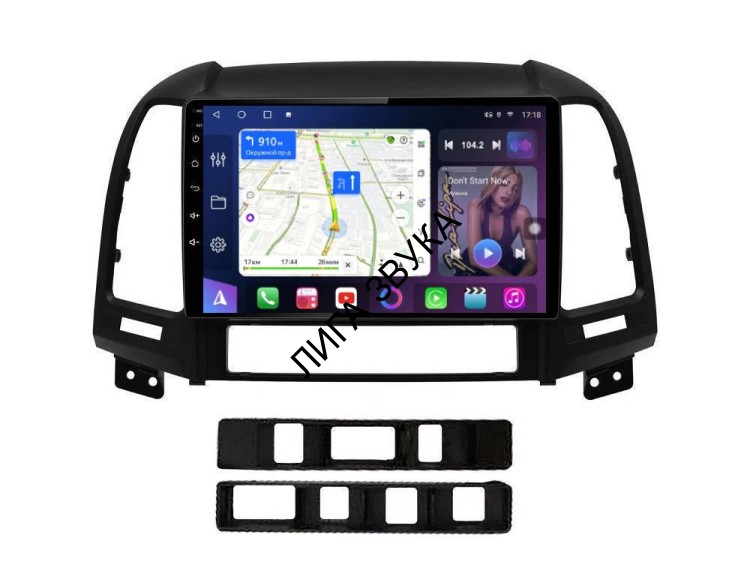 Штатная магнитола Hyundai Santa Fe 2005-2012 FarCar XL008M S400 Android