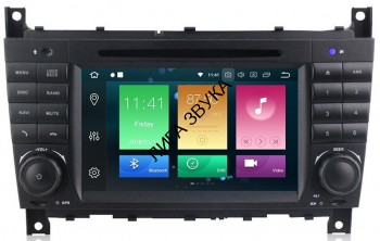 Штатная магнитола Mercedes-Benz G-класс W463 2007-2012, C-класс W203 2004-2007  Carmedia MKD-7013-P  Android  Штатная магнитола для Mercedes-Benz G-класс (W463) 2007-2012, C-класс (W203) 2004-2007 - Carmedia MKD-7013-P на Android 10