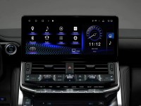 Штатный монитор 12.3 дюймаToyota LC 300 2021+ вместо штатного 9 дюймов Carmedia KP-T1210 Android, DVD, 4G модем