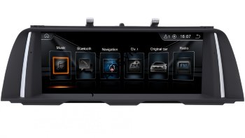 Штатная магнитола BMW 5 Series 2010-2013 F10, F11 дорестайлинг, CIC Radiola TC-8208 Android Radiola NAV-RDL-8208 - Штатная магнитола BMW 5 серия 2010-2013 F10, F11 (Дорестайлинг, CIC) Android
