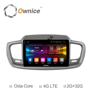 Штатная магнитола KIA Sorento Prime 2015+ UM Roximo Ownice C500+ S1738P 4G LTE Ownice C500+ S1738P - Штатная магнитола KIA Sorento 3 Prime Android 6.0 