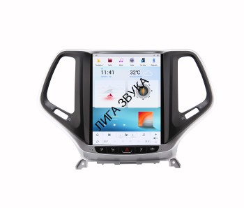 Штатная магнитола Jeep Cherokee 2014+ Carmedia ZF-1018G-Q6 Tesla Style Android Штатная магнитола Jeep Cherokee 2014+ Carmedia ZF-1018G-Q6 Tesla Style Android