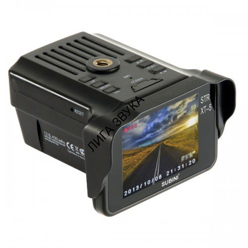 Автомобильный видеорегистратор с радар-детектором и GPS информатором Subini STR XT-6