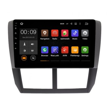 Штатная магнитола Subaru Impreza 2007-2013, Forester 2008-2014 Roximo RX-3403 4G LTE Штатная магнитола Roximo 4G RX-3403 для Subaru Forester, 2008-2012
