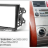Переходная рамка CARAV 11-249 2-DIN	MITSUBISHI Colt 2002-2012; Colt Plus 2004-2012 (руль справа) 