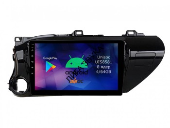 Штатная магнитола Toyota Hilux 2015-2022 Airoc RM-1119 Android DSP 4G Штатная автомобильная навигационная мультимедийная система Airoc модель RM-1119 для Toyota Hilux an120, 2015-