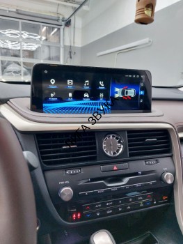Штатная магнитола Lexus RX 2019-2023 Radiola RDL-LEX-RX19 12.3 дюйма Монитор Radiola RDL-RX Lexus (внештатное устройство) замена маленького монитора на 12.3 дюймов
