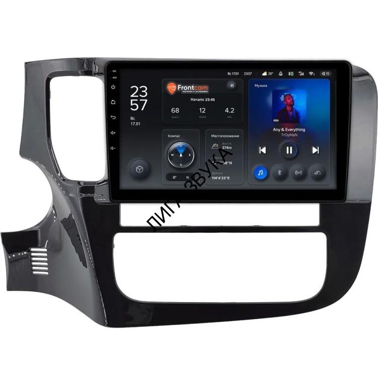 Штатное головное устройство Mitsubishi Outlander 3 (2012-2024) (глянцевая) Teyes X1 4G 4/64 9 дюймов RM-9-0145 Android (4G-SIM, DSP)