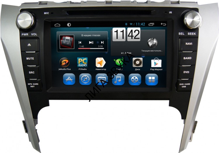 Штатная магнитола Toyota Camry V50 2011-2014 Carmedia KR-8010-S9 Android 4G DSP