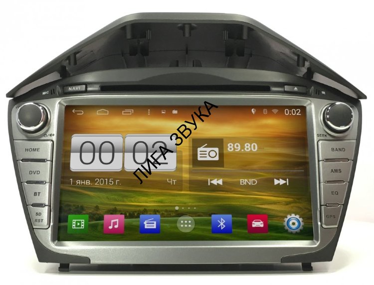 Штатная магнитола Hyundai ix35 2013-2016, Hyundai Tucson 2011-2014 Witson Android 4G SIM