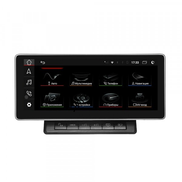 Штатная магнитола Audi A6 2010-2012 3G MMI, без AUX Parafar PF1006-3G-MMI Android