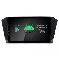 Штатная магнитола Volkswagen Passat 2015+ без штатного усилителя Roximo RI-3713 Android DSP 4G