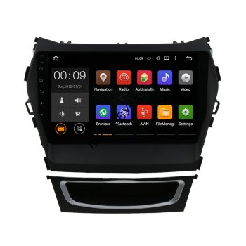 Штатная магнитола Hyundai Santa Fe, iX-45 2012+ Roximo RX-2019 4G LTE поддержка High-Tech / Sport Штатная магнитола Roximo 4G RX-2019 для Hyundai SantaFe 3, 2011-2019
