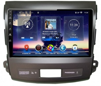 Штатная магнитола Citroen C-Crosser 2007-2012 Subini CIT906 K6 ШГУ Citroen C-Crosser 07-12 (Mitsubisi Outlander XL/Peugeot 4007), экран 9", арт.CIT901 K6