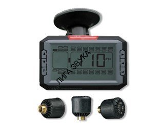 Система контроля давления и температуры в шинах для грузовиков ParkMaster TPMaSter TPMS 6-10 (6 внешних датчиков, дисплей) 