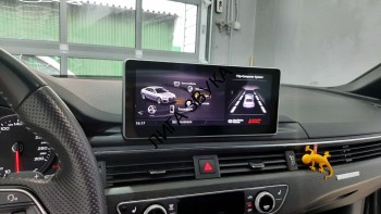 Штатная магнитола Audi A4 B9 2016-2020, A5 F5 2016-2020 Radiola RDL-8218 (ТС-8218) Замена заводского монитора AUDI A4/A5 2016-2020 г.в. на 10,25 дюймов сенсорный экран высокого разрешения 1280*480 Под оригинальный дизайн с сохранением всей стилистики AUDI.