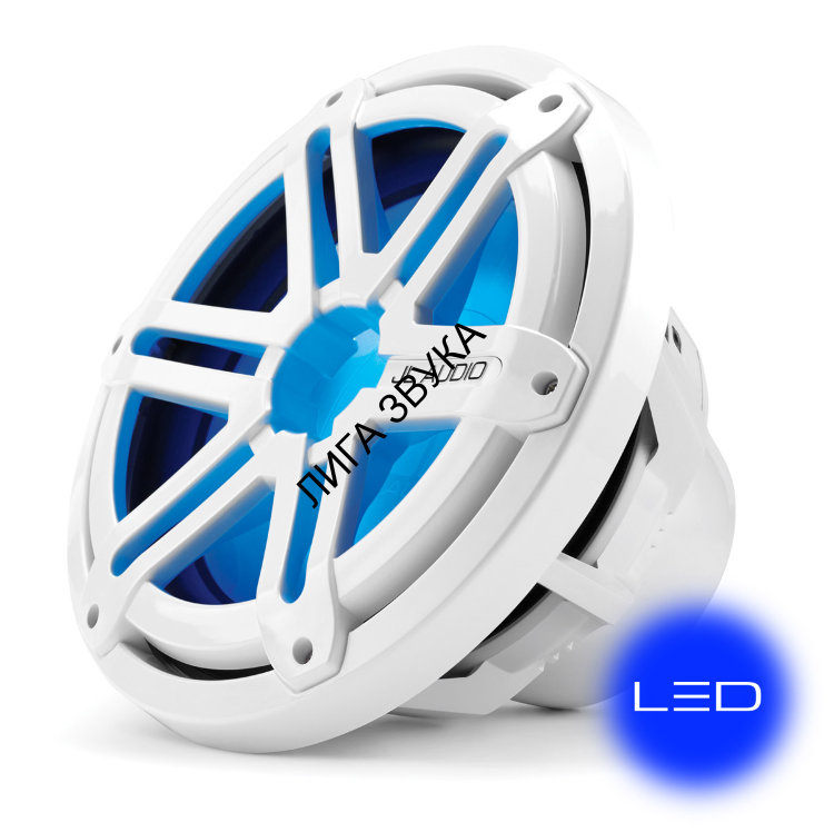 Пассивный сабвуфер 10" для водного транспорта JL Audio MX10IB3-SG-WLD-B Sport White w/blue LED