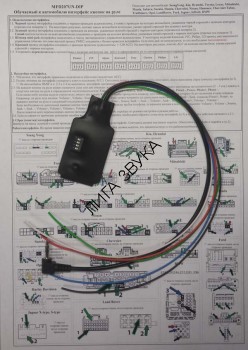  Универсальный рулевой адаптер кнопок на руле Zexma MFD-207UN-DIP Универсальный рулевой адаптер кнопок на руле Zexma MFD-207UN-DIP