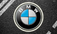 LED подсветка двери Carsys RX-S2B BMW в штатное место с логотипом авто