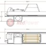 Штатная камера парковки RedPower TOY046 для Toyota RAV 4 (2006-2012)
