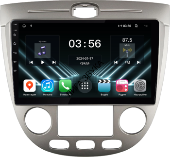 Штатная магнитола Chevrolet Lacetti 2004-2013 хэтчбек климат серебро FarCar D3038M Android Штатная магнитола FarCar для Chevrolet Lacetti хэтчбек на Android (D3038M климат)