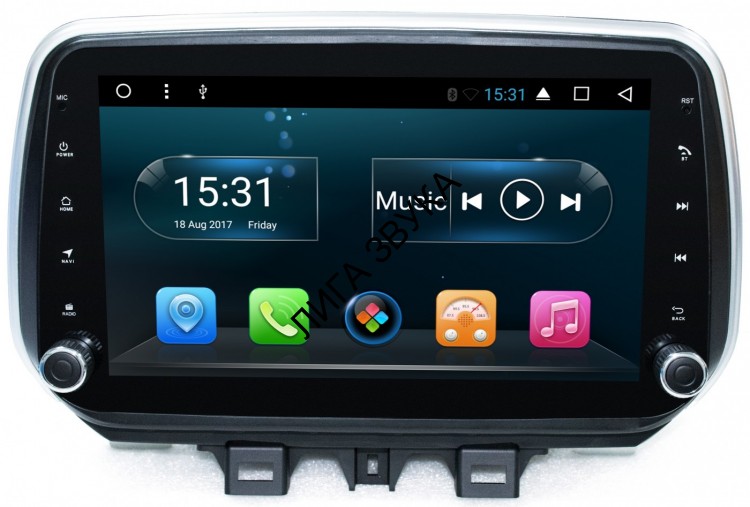 Штатная магнитола Hyundai Tucson III Restyle 2018+ Carmedia YR-1153-S9 Android 4G DSP