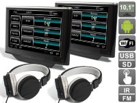 Комплект навесных мониторов на подголовник 10.1" Land Rover / Range Rover AVIS Electronics AVS1033AN (#02) на Android