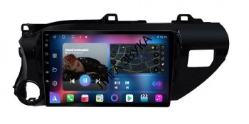 Штатная магнитола Toyota Hilux 2015-2020 FarCar TM / HL / XL 1077M Android 4G DSP Штатная магнитола FarCar s400 Super HD для Toyota Hilux  на Android (1077M)
