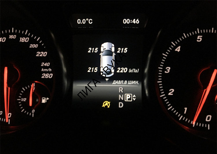 Давление в Шинах Мерседес 220