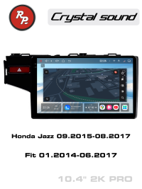 Штатная магнитола Honda Jazz 2015-2017, Fit 2014-2017 Redpower 85236PRO