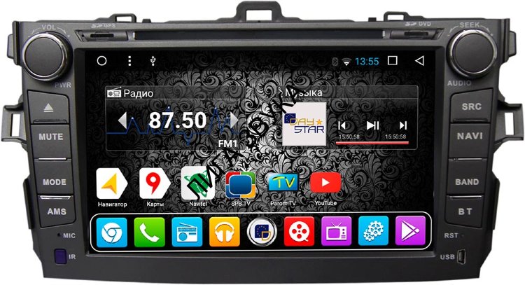 Штатная магнитола Toyota Corolla 2006-2013 Daystar DS-8003HD Android 6.0.1