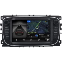 Штатная магнитола 2 din Ford Focus 2, C-MAX, Mondeo 4, S-MAX, Galaxy 2, Tourneo Connect (2006-2015) (черный) Canbox M-Line 9863-RP-2054-492 на Android(4G-SIM, 2/32, DSP)