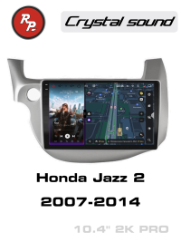 Штатная магнитола Honda Jazz 2 2007-2014 RedPower 85336PRO