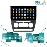 Штатная магнитола Skoda Octavia A5 (2011-2013) Parafar PF005AHD Android