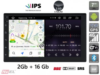Универсальная магнитола 2DIN Avel AVS070AN (109) на Android Универсальная магнитола 2DIN AVS070AN (#109) на Android

