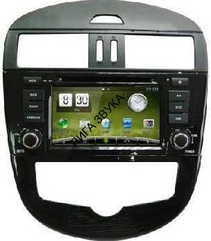 Штатная магнитола Nissan Tiida 2012+ (С12, Азия) Newsmy DT3237S климат-контроль Штатная магнитола Nissan Tiida 2012+ Android 4.4 Newsmy Carpad DUOS 2 для авто с климат-контролем