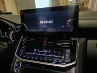 Штатный монитор 12.3 дюйма Toyota Land Cruiser 300 2021+ вместо штатного 9 дюймов Carmedia KP-T1210 Android, без DVD, 4G модем 
